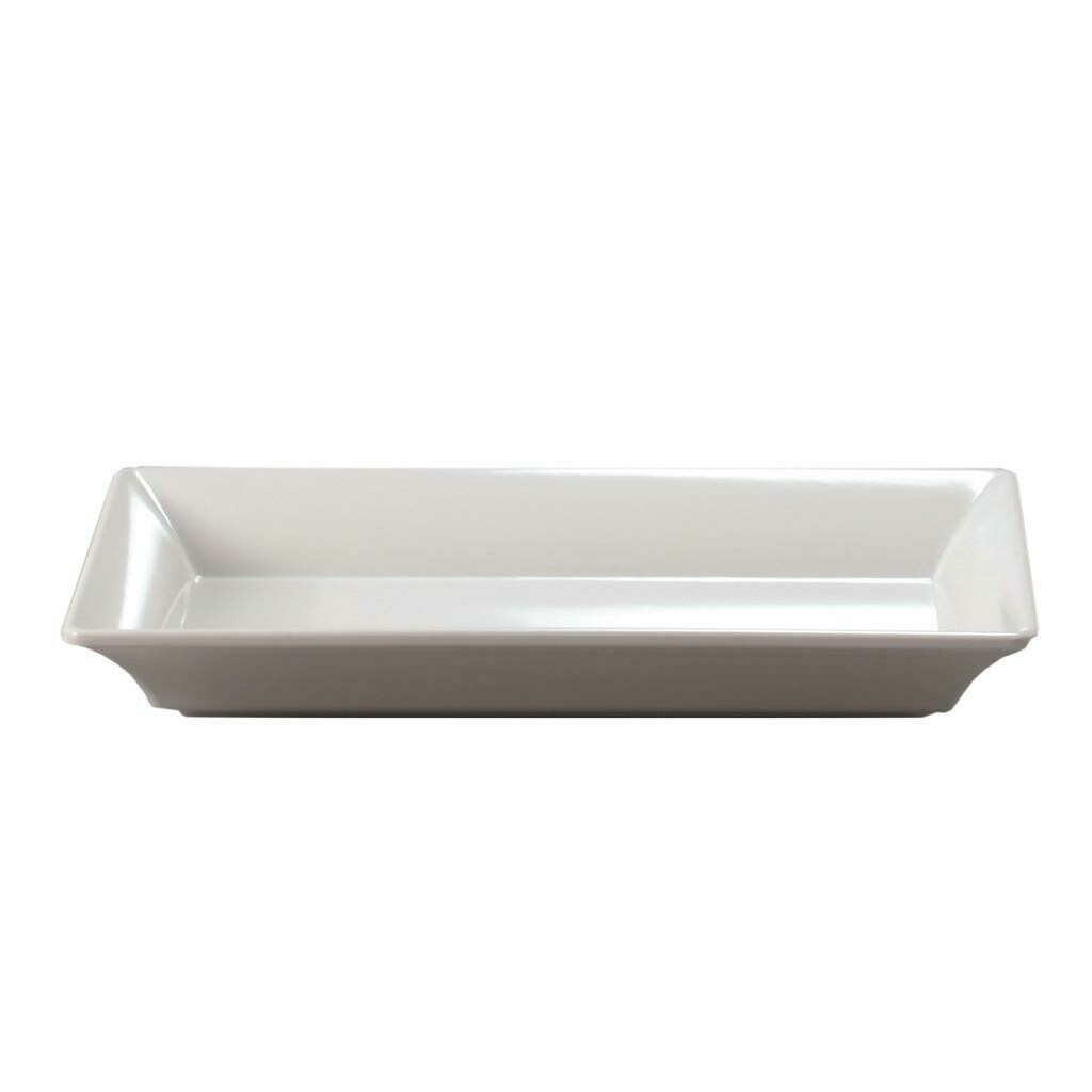Deep Rectangular Tray 49 x 34 cm White Melamine - Tirolix