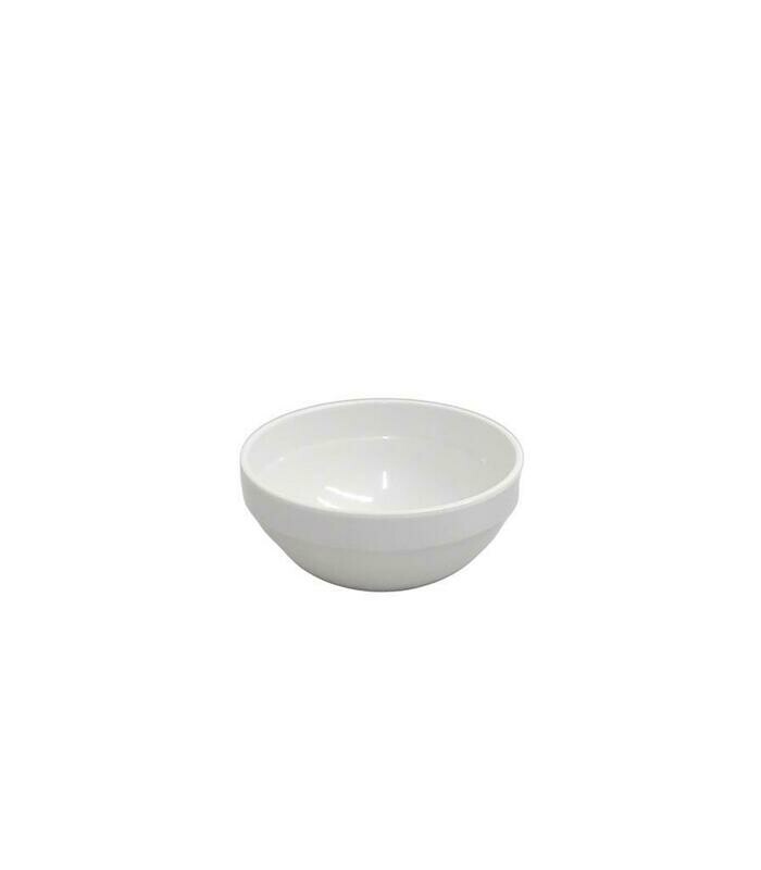Coppetta Tonda 17 cm Bianco Melamina - Tirolix