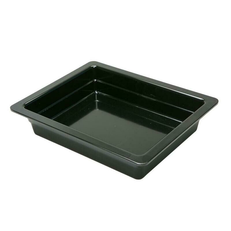 Vasca Gastronorm 1/2 32,5 x 26 cm Nero Melamina - Tirolix