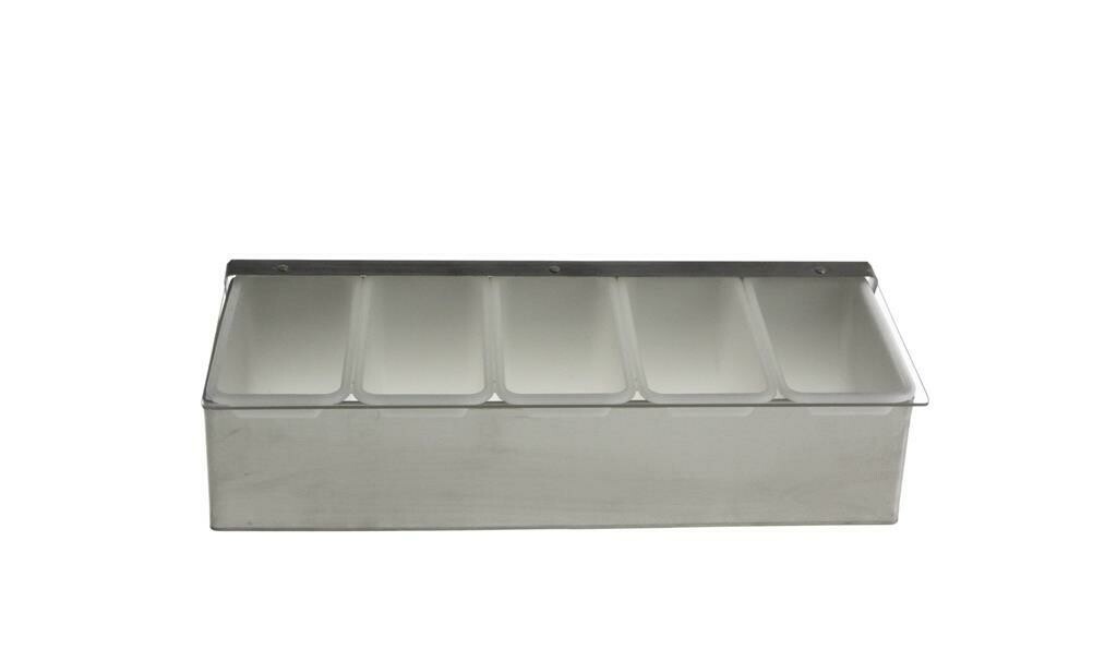 Condiment Holder 5 Compartments 38 cm - Tirolix