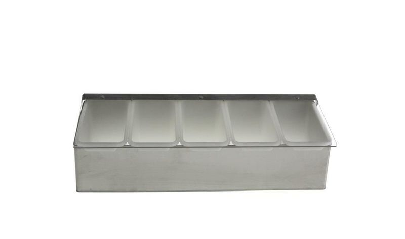 Condiment Holder 5 Compartments 38 cm - Tirolix
