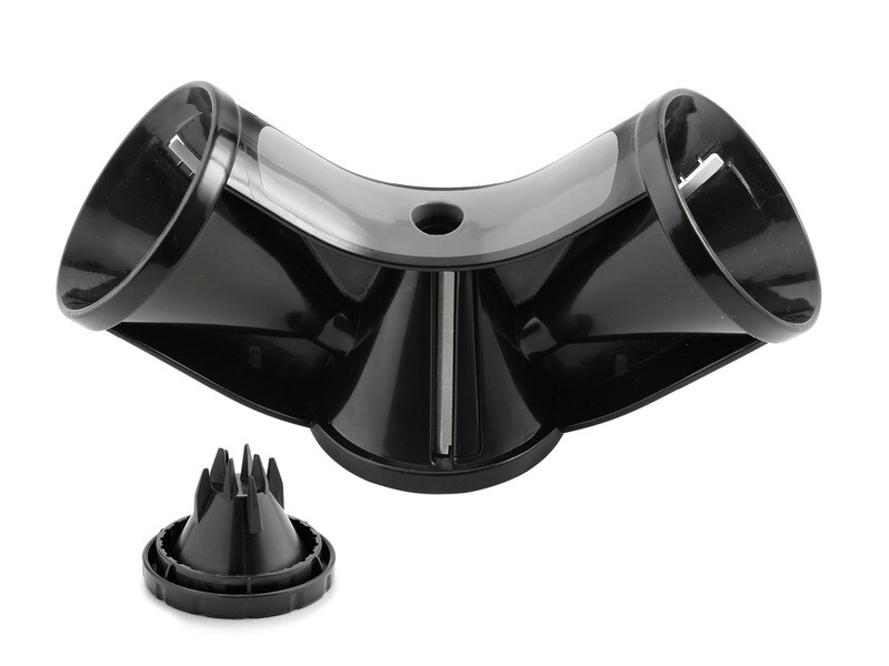 Affettatrice a spirale tripla 19 x 6,7 cm Nero - Weis