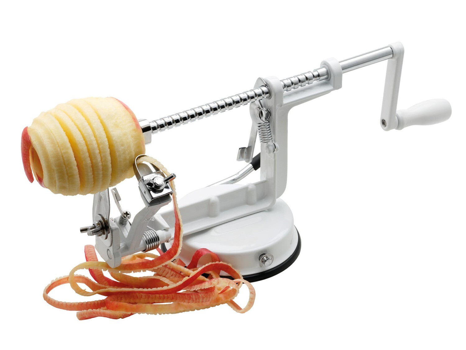 Sbucciatore/affettatore di mele 30 x 10 cm Bianco - Weis