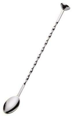 Ilsa bar spoon stainless steel 29 cm for cocktails and long drinks horeca
