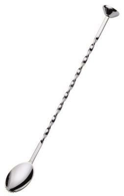 Ilsa bar spoon stainless steel 29 cm for cocktails and long drinks horeca