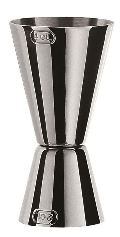 Ilsa cocktail jigger 2/4 cl stainless steel measuring tool horeca
