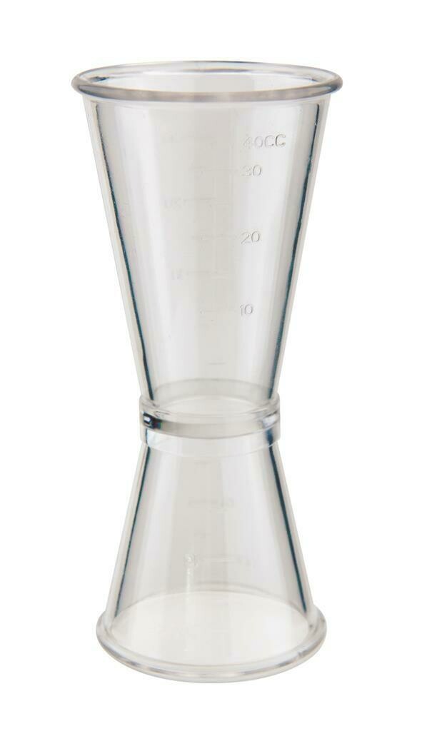 Ilsa cocktail jigger 2/4 cl stainless steel for spirits horeca