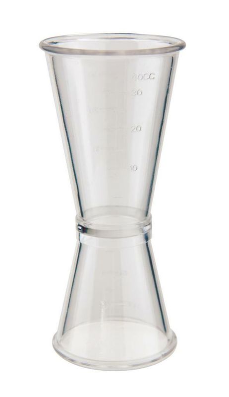 Ilsa cocktail jigger 2/4 cl stainless steel for spirits horeca
