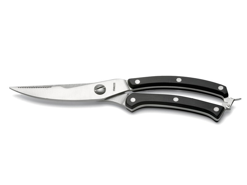 Forbici per pollame con manico nero 25,5 cm - Weis