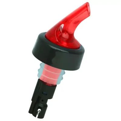 Measured Pourer Stopper 3 cl Red - Piazza