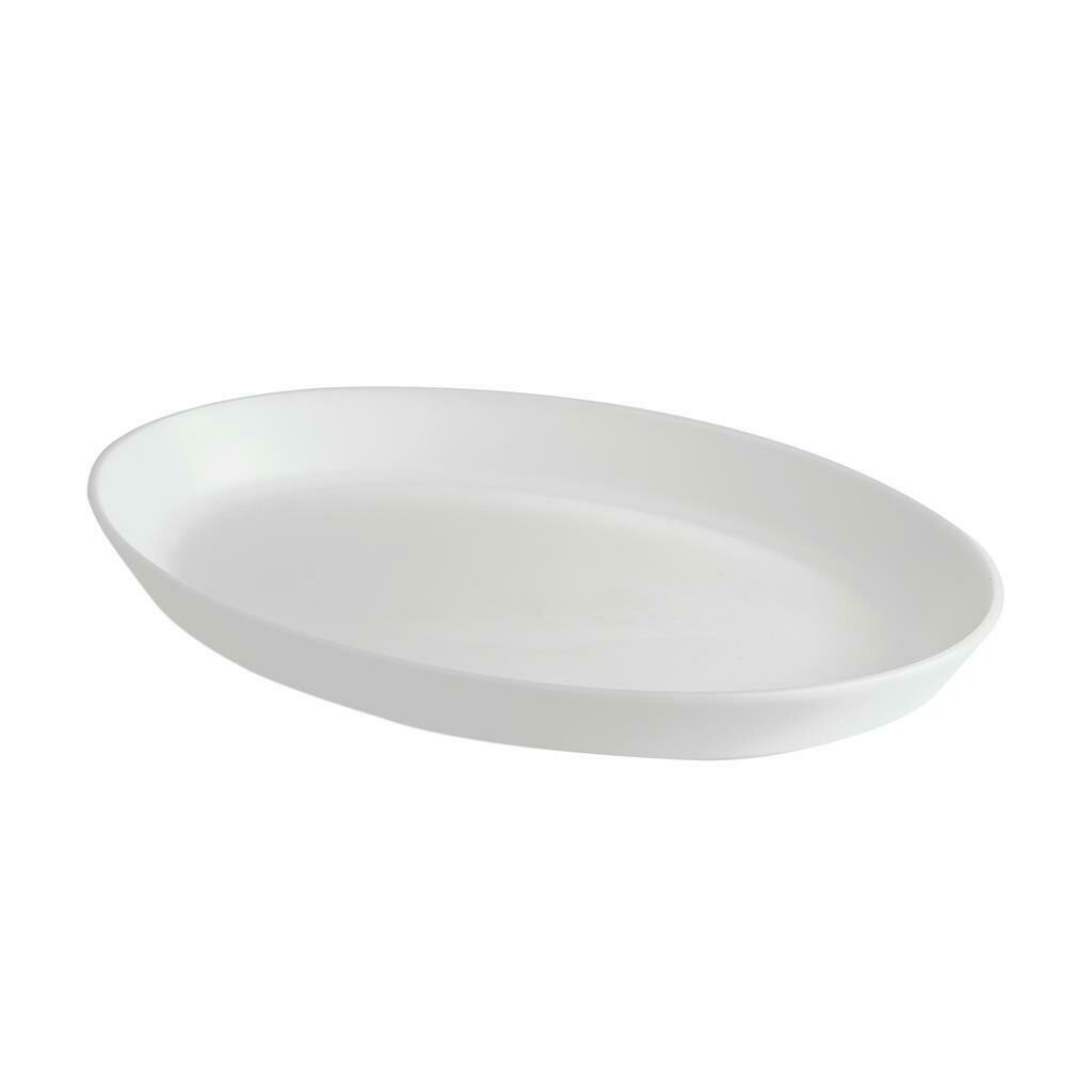 MC white oval baking dish 47x29 cm horeca