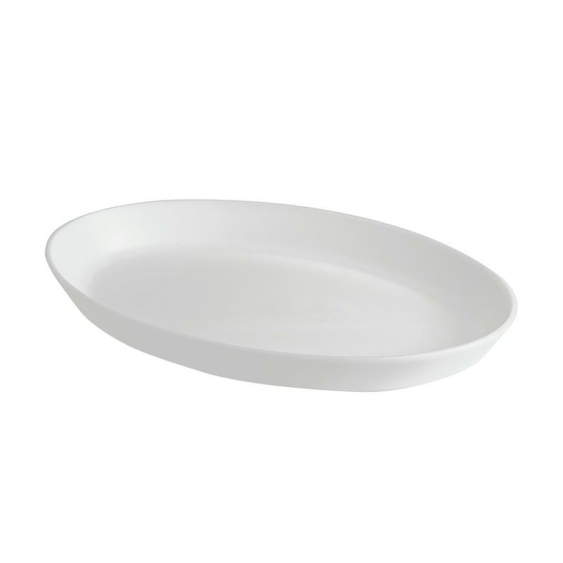 MC pirofila ovale bianca 47x29 cm per servizio horeca