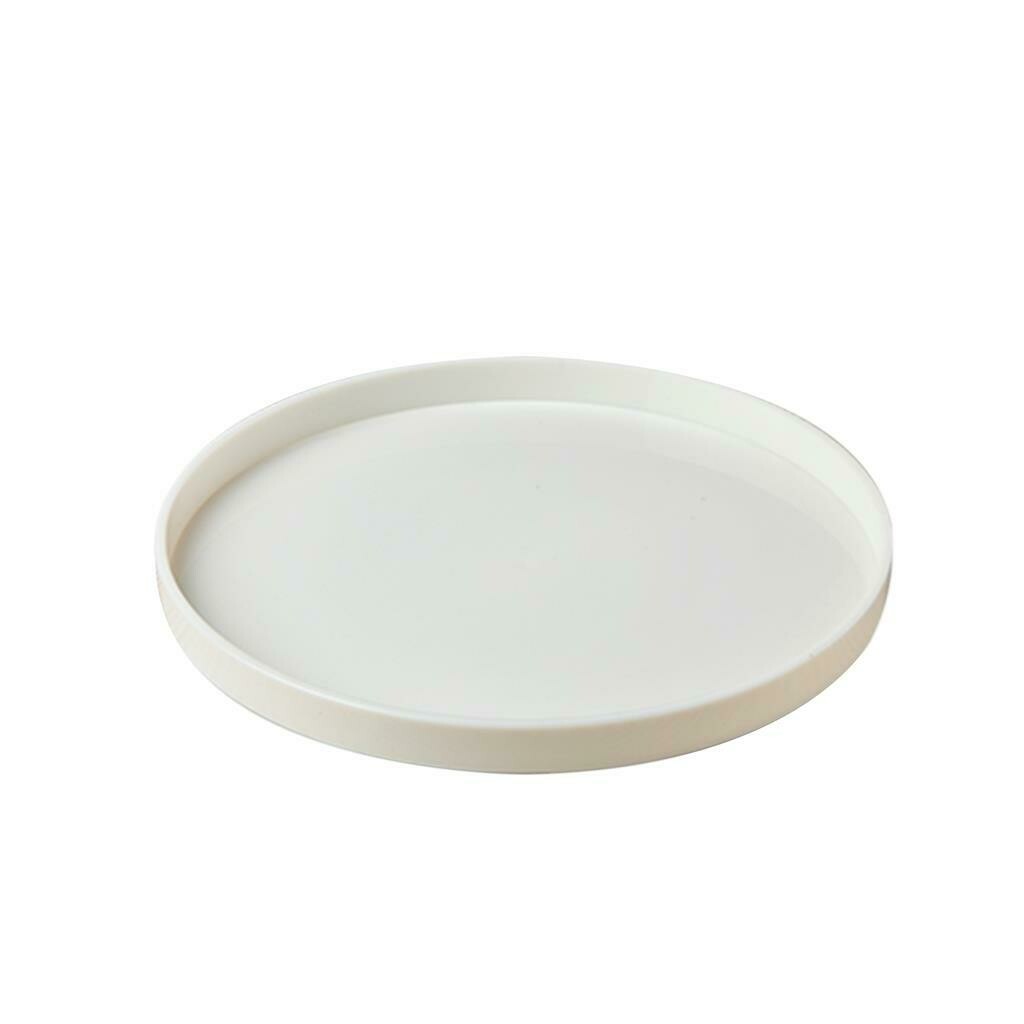 MC white round tray 25 cm horeca