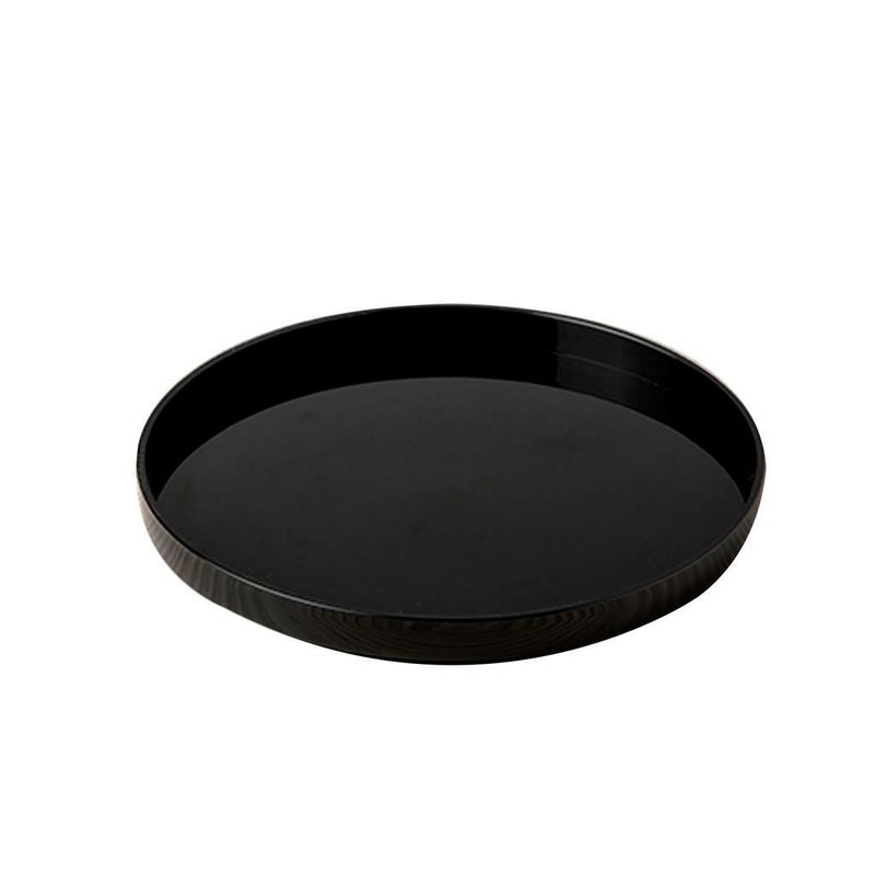 MC rundes Tablett schwarz 25 cm Gastronomie
