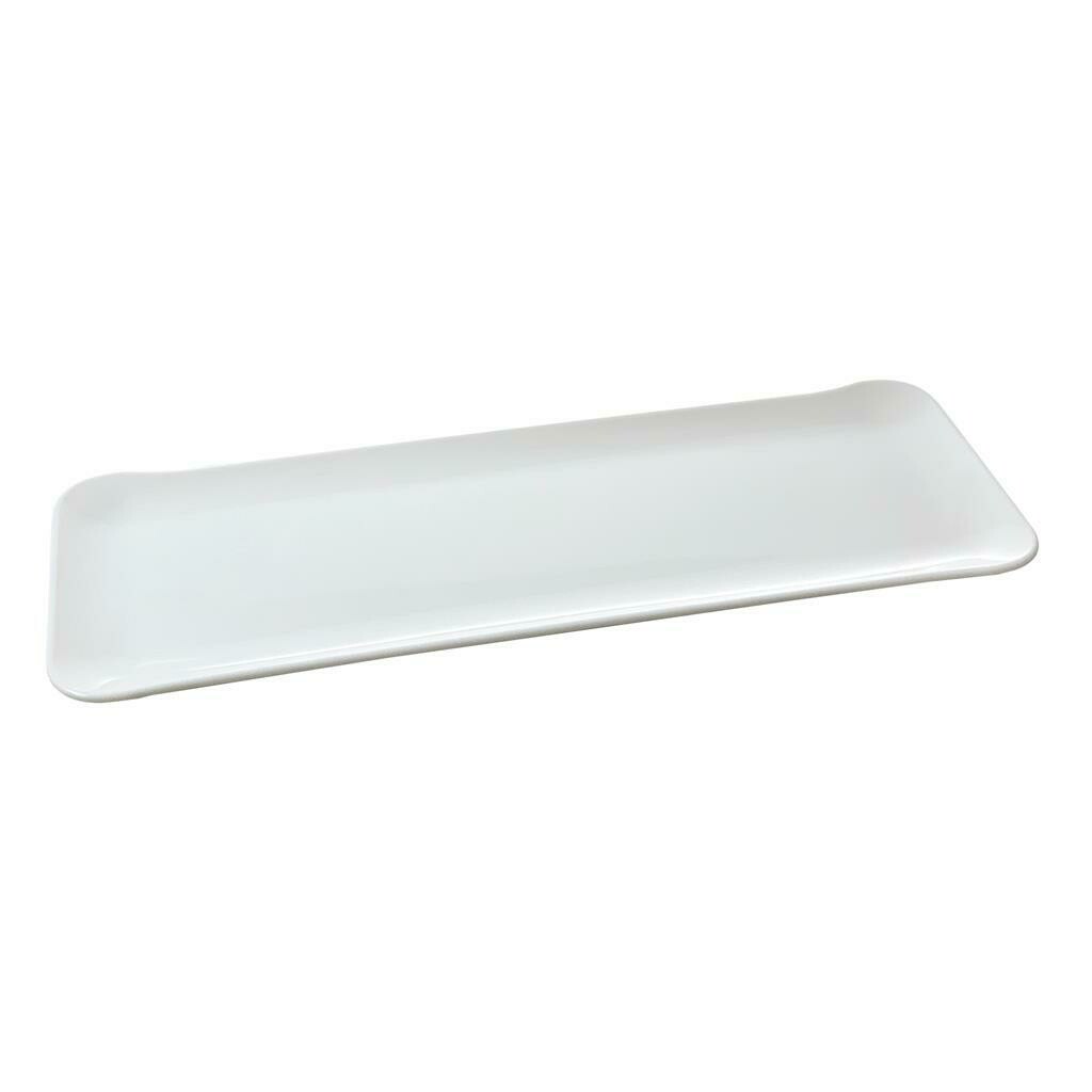 MC white rectangular tray 54x20 cm buffet horeca