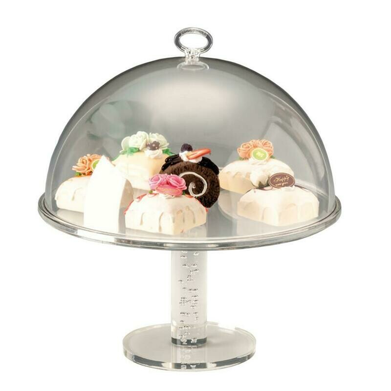 Tirolix - Runde Tortenplatte mit Haube 32,5 cm Bodrum