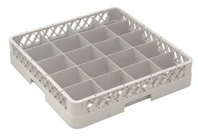 Inoxmacel rack base 50 x 50 cm 20 compartments cups horeca use