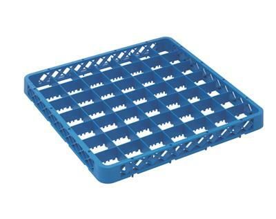 Inoxmacel rack extender 50 x 50 cm 49 compartments 62 mm horeca use