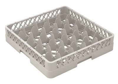 Inoxmacel rack base 50 x 50 cm 25 compartments 88 x 88 x 88 mm horeca use