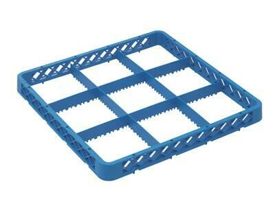 Inoxmacel rack extender 50 x 50 cm 9 compartments 151 mm horeca use