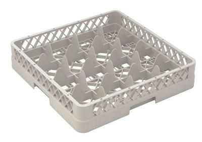 Inoxmacel rack base 50 x 50 cm 16 compartments 115 x 115 x 88 mm horeca use