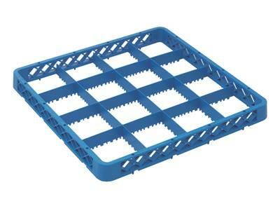 Inoxmacel rack extender 50 x 50 cm 16 compartments 112 mm horeca use