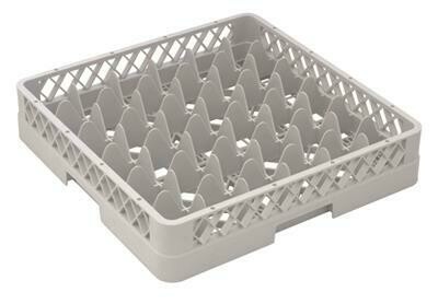 Inoxmacel rack base 50 x 50 cm 49 compartments 62 x 62 x 88 mm horeca use