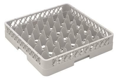 Inoxmacel rack base 50 x 50 cm 49 compartments 62 x 62 x 88 mm horeca use