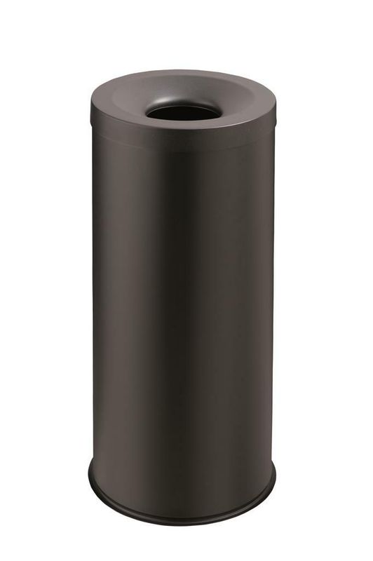 Waste Bin Antifuoco 30 l Black Grisù - Medial