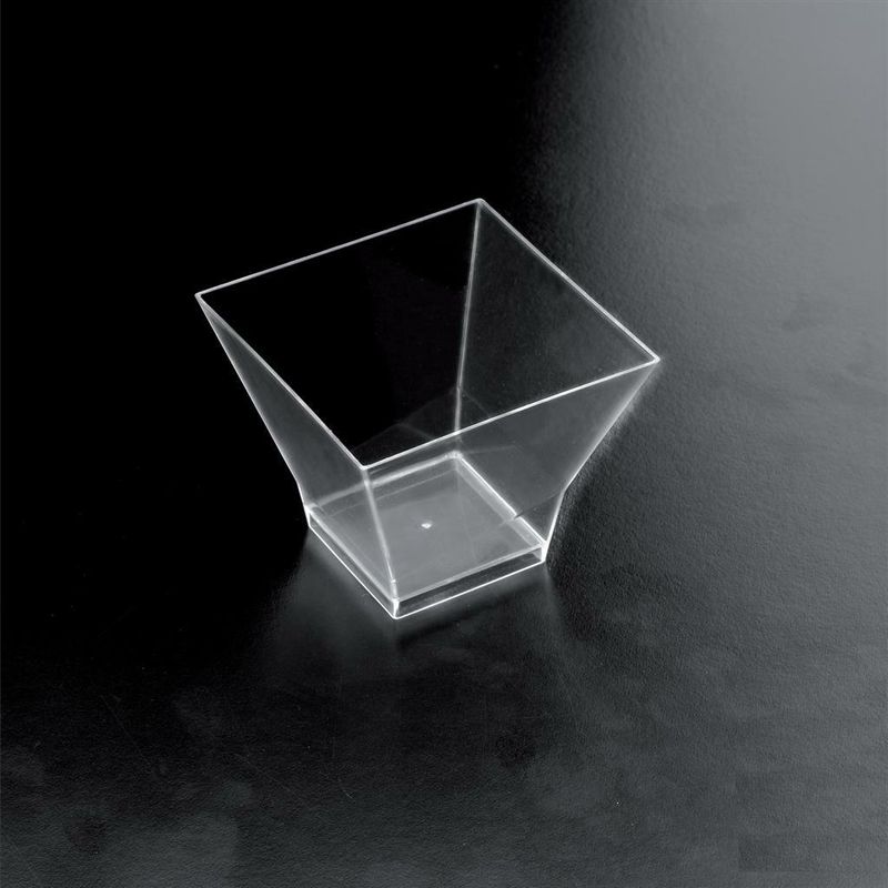 Small Bowl Pagoda 9 cl Transparent - Gold Plast