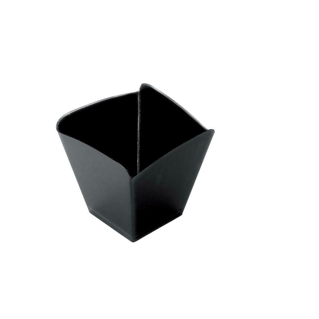 Cup Onda 9 cl Black - Gold Plast