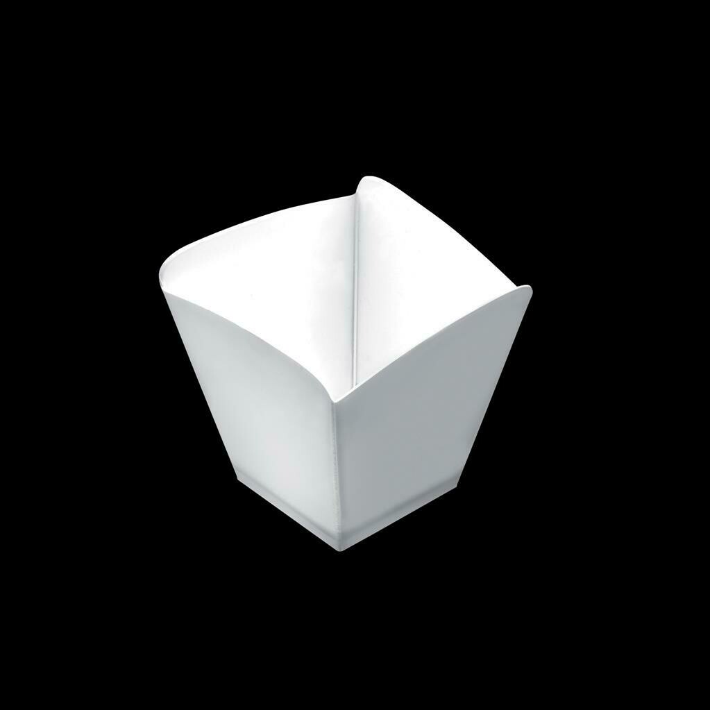 Onda Cup 9 cl White - Gold Plast