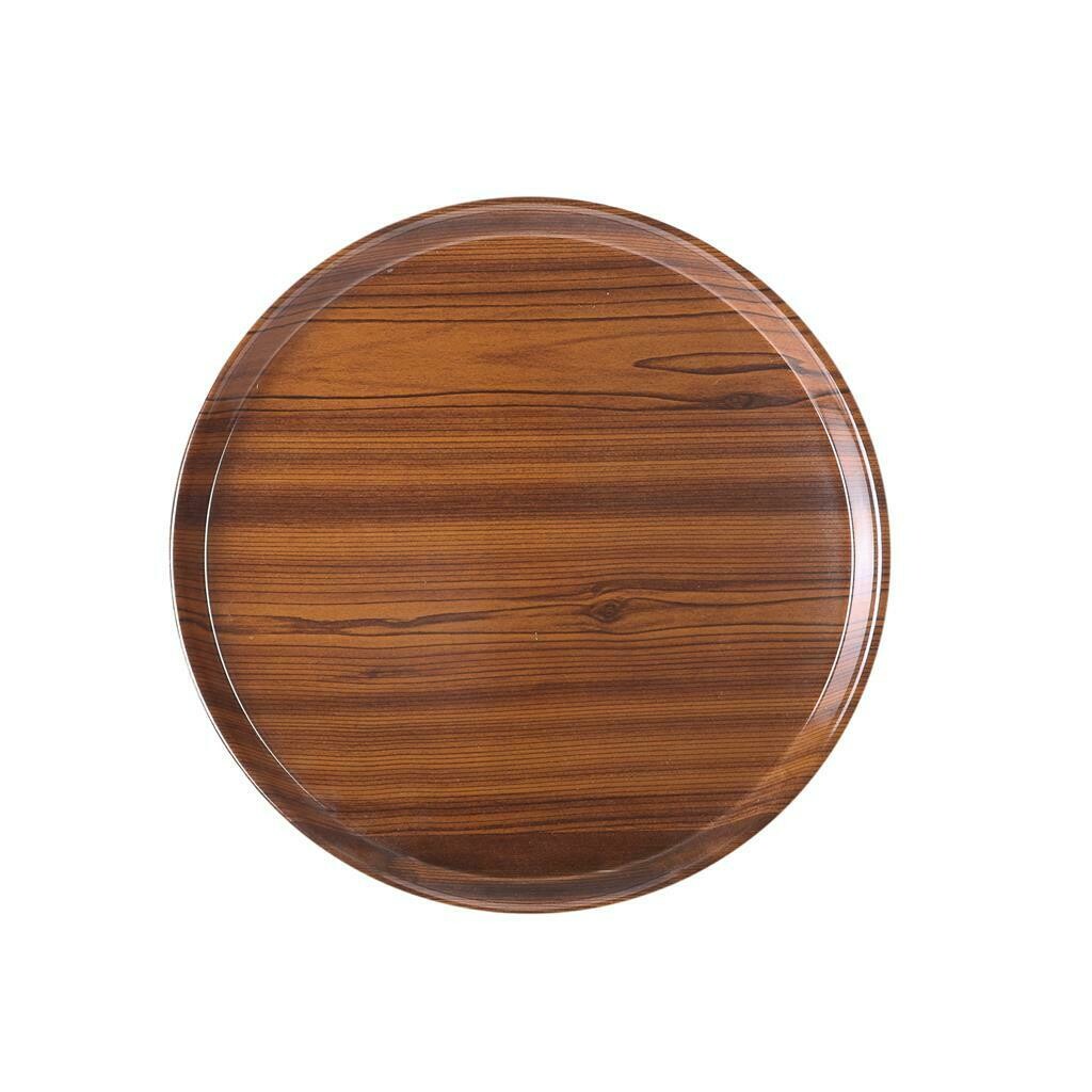Round Tray 35 cm Teak - Monetti