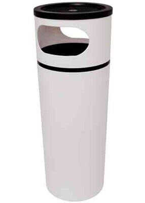 Cigar Super 70 cm white polypropylene ground ashtray