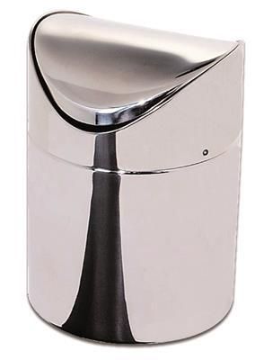 Ilsa table waste bin stainless steel 12 cm for restaurants and horeca