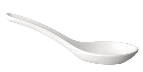 Finger food spoon "Hong Kong" 4.5 x 13 cm White - APS