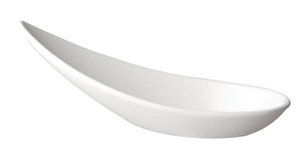 Finger food spoon "Ming Hing" 4.5 x 11 cm White - APS