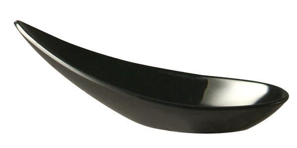 Finger food spoon "Ming Hing" 4.5 x 11 cm Black - APS