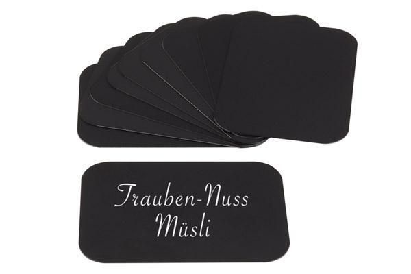 APS lettering cards black 5x7.5 cm horeca