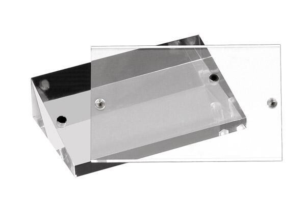 APS card holder 3x9 cm acrylic transparent horeca