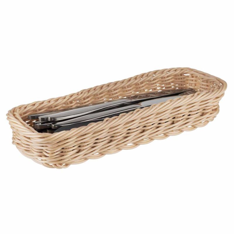 Rectangular Basket "Economic" 10 x 27 cm Beige - APS