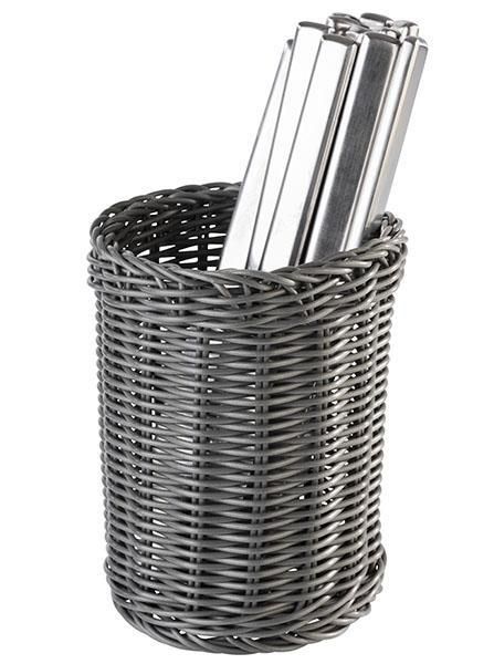 Round Basket "Economic" 12 cm Grey - APS