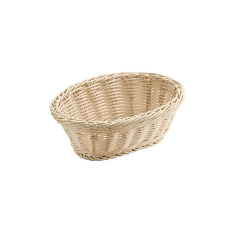 Oval Buffet Basket "Economic" 16.5 x 23 cm Light Beige - APS