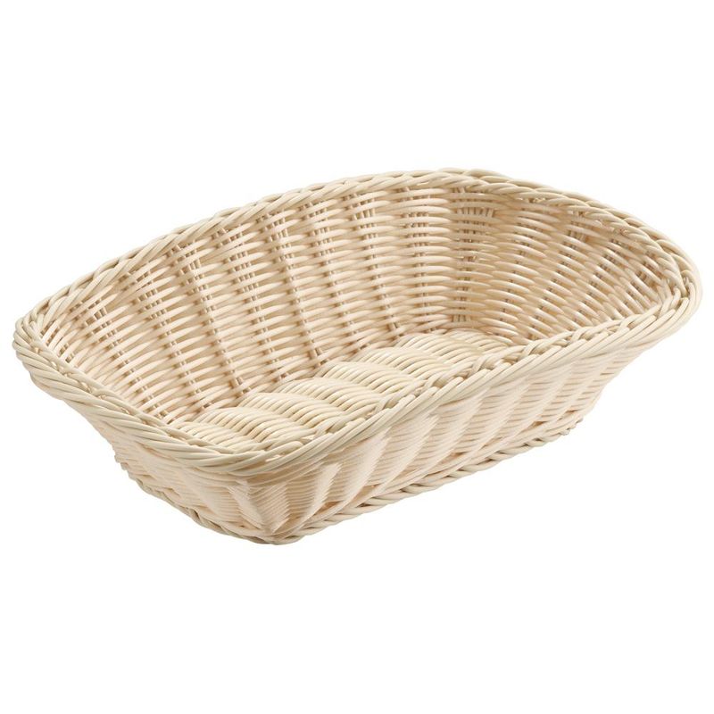 Rectangular Buffet Basket "Economic" 22 x 31.5 cm Light Beige - APS
