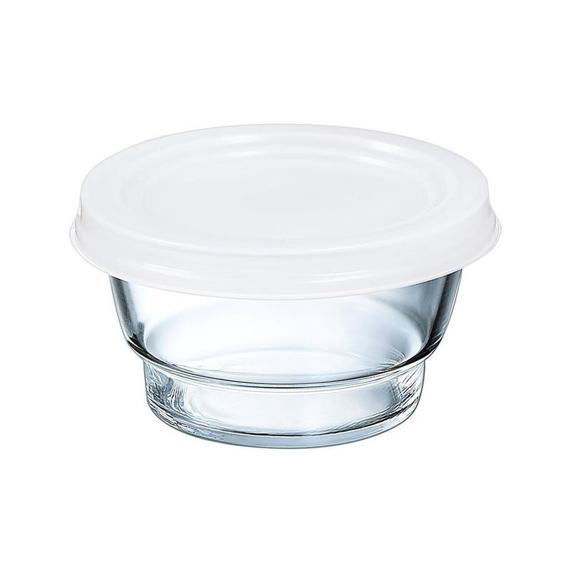 Arcoroc container 11x6 cm glass So Urban with lid for horeca use