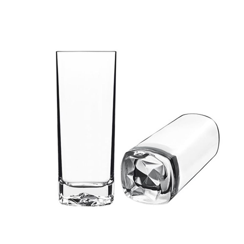 On The Rocks Glass 44 cl Bormioli Luigi clear glass for water, soft drinks, and cocktails horeca use

