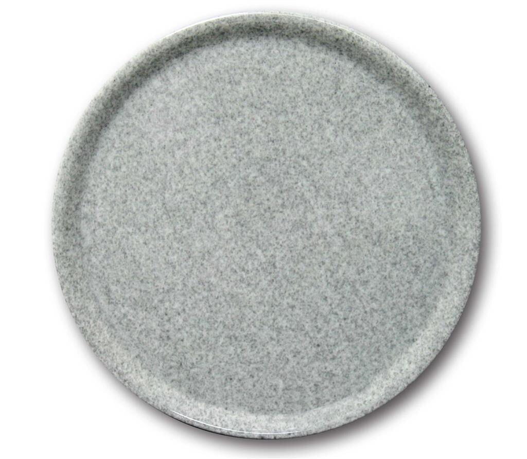 Pizza Plate 33 cm Napoli Granito Grey - Saturnia