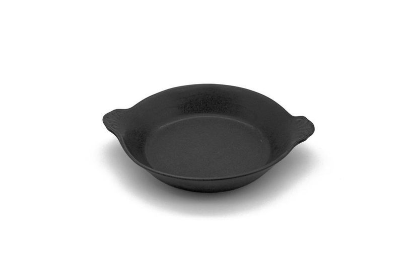 Egg Pan with Decorative Ridges 18 cm Cast Iron Anthracite - Mps
