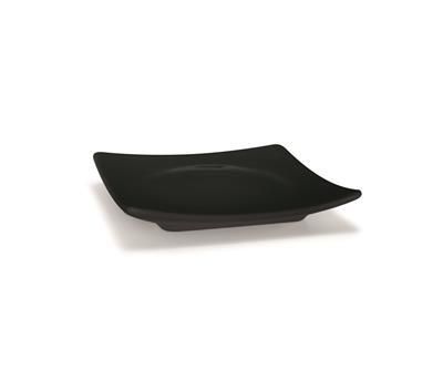 Square Plate 10 x 10 cm Miniature Black - Mps