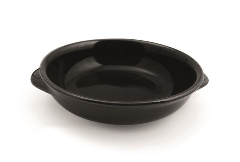 Round Pan 15 cm Stoneware Black Matt - Mps